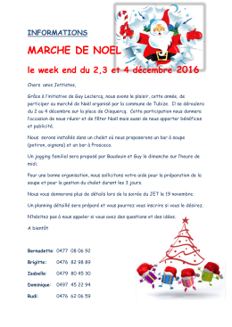 marche de noel