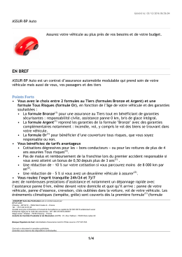 ASSUR-BP Auto - Banque Populaire du Sud