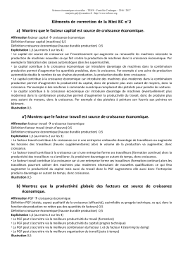 Correction - Toile SES