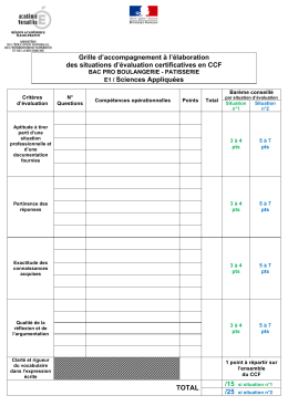 Grille d`accompagnement à l`élaboration des situations d