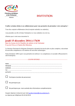 INFO / INSCRIPTION : cliquez ici