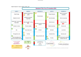 Menus du 21 novembre au 18 décembre 2016