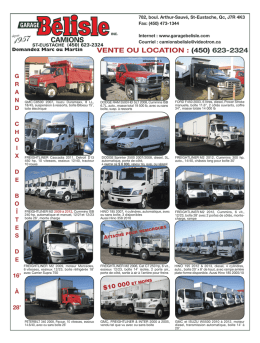 Belisle camions
