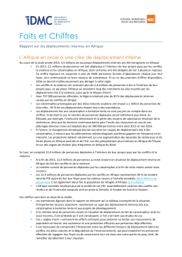 Faits et Chiffres