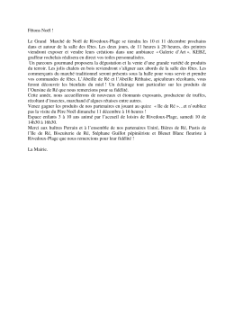 Fêtons Noël ! Le Grand Marché de Noël de