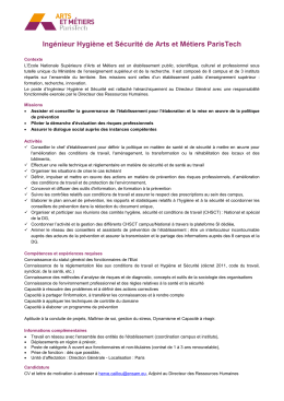 T&eacute;l&eacute;charger la fiche de poste