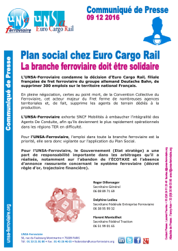 Télécharger le Communiqué - UNSA