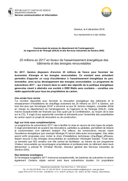 Le communiqué de presse à imprimer