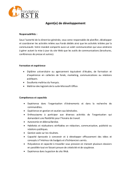 Agent(e) de développement