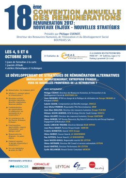 T&eacute;l&eacute;chargez le programme de la Convention 2016