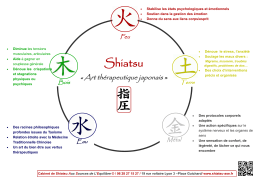 Les vertus du Shiatsu