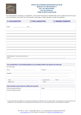 fiche SRR OT