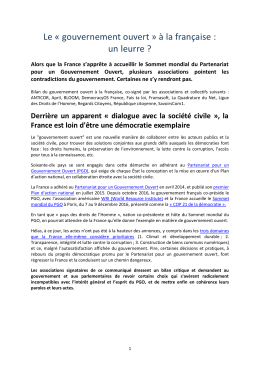 voir ici le bilan complet