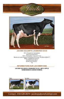 jacobs goldwyn lisamaree ex-93 informations sur