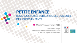 l`enquête modes de garde et d`accueil des jeunes enfants