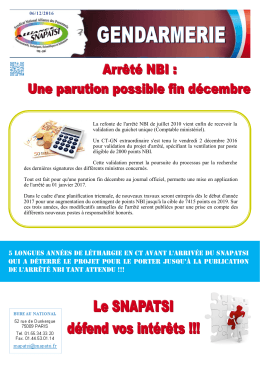 5 longues années de léthargie en CT avant l`arrivée du SNAPATSI