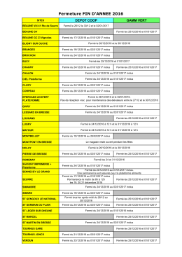 Voir le document... - Coop&eacute;rative Bourgogne du Sud