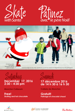 Skatewith Santa Pat nezavec le père Noël