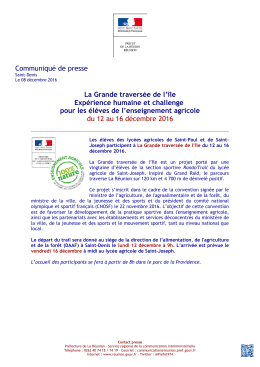 La Grande travers&eacute;e de l`&icirc;le - Les services de l`Etat &agrave; La R&eacute;union