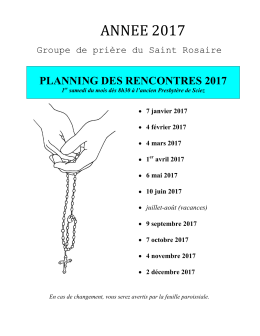annee 2017 - Diocèse d`Annecy