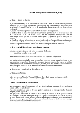 Voir le règlement du jeu.