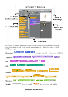 initiation &agrave; scratch