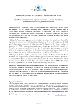 Première acquisition de l`Echopulse® de