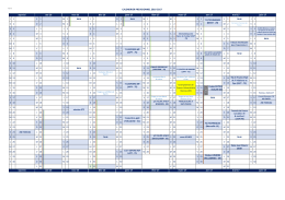 CALENDRIER PREVISIONNEL 2016-2017 J 1 S 1 M 1