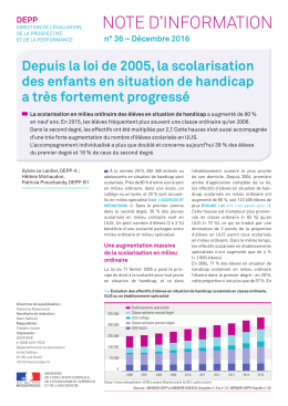 Note d`Information de la DEPP no.36