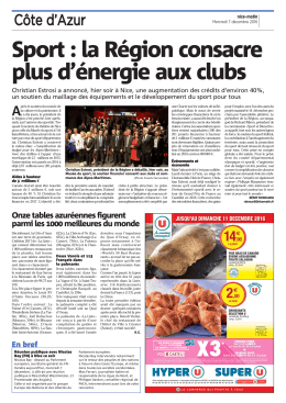 Lire la suite - CROS C&ocirc;te d`Azur