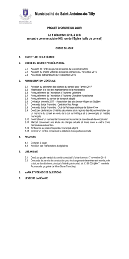 Téléchargez le document ici - municipalité de Saint-Antoine-de