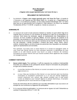 CONCOURS Super &Eacute;cran