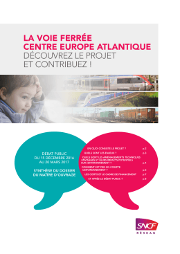 Découvrez le projet de la voie ferée centre europe atlantique