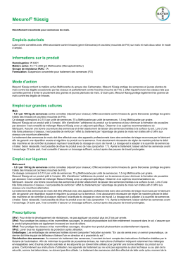 Informations sur le produit