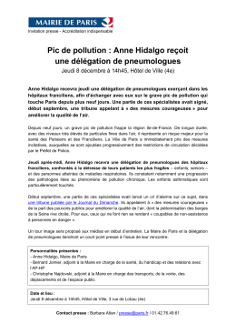 Invitation - Espace presse