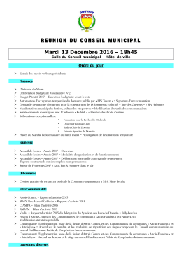 T&eacute;l&eacute;chargez l`ordre du jour en format PDF