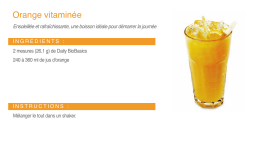 Orange vitaminée