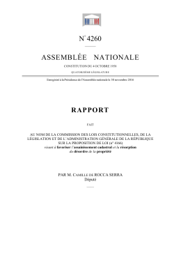 rapport n°4260 - Camille De Rocca Serra