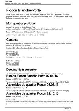 Flocon Blanche-Porte