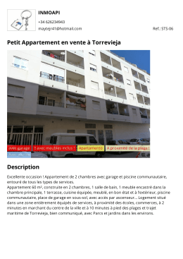 Petit Appartement en vente à Torrevieja - INMO-API