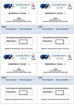 inscrip-b1-loos - Comité Nord de Judo