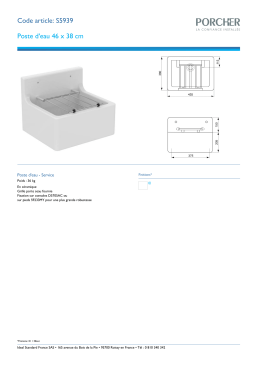 POR - Poste d`eau 46 x 38 cm (Code article: S5939)