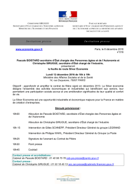 Invitation presse Invitation presse