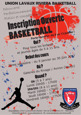 Télécharger notre flyer d`inscription