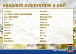 horaires d`ouverture a noël