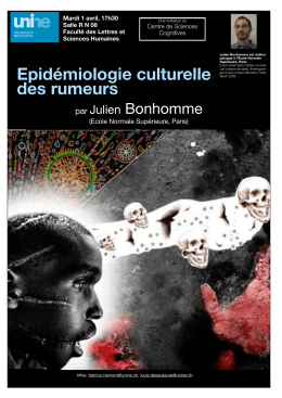 Epidémiologie culturelle des rumeurs