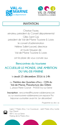 Voir le programme. [PDF - 171 Ko ]