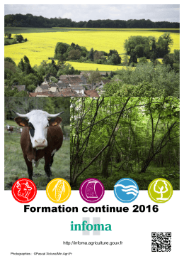 plaquette 2016 - Site de l`INFOMA
