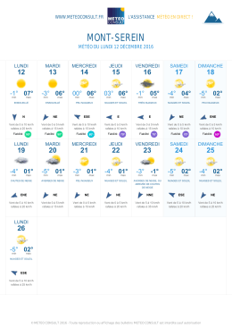 mont-serein - Meteo Consult
