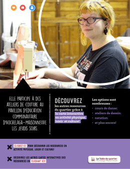 D&eacute;couvrez - La Table de Quartier Hochelaga